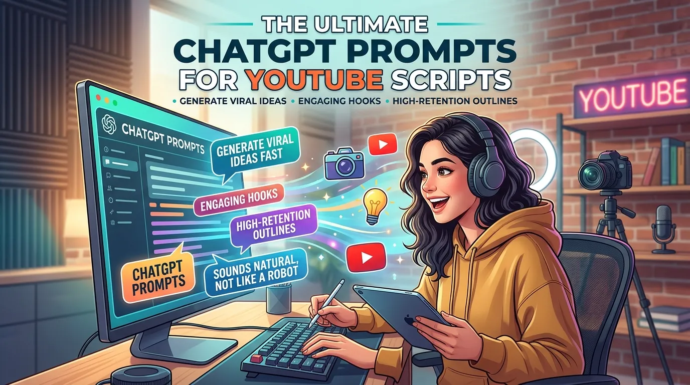 How to Use ChatGPT Prompts to Write YouTube Video Scripts Fast